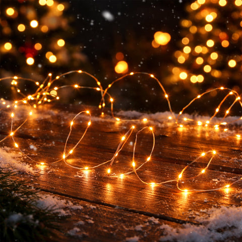 Lexi Lighting 400 Micro LED light - Amber + Copper Wire