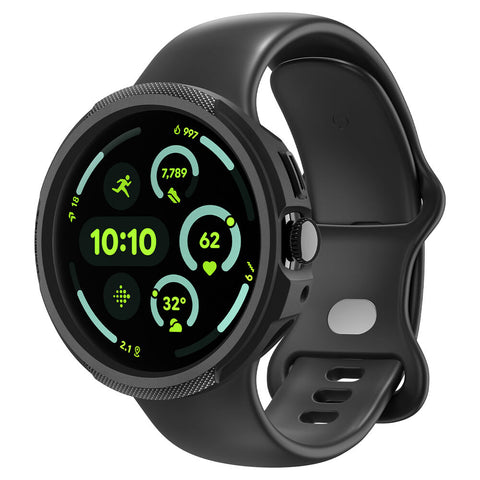 Spigen Pixel Watch 4 45mm Liquid Air Case with Stand (Black)