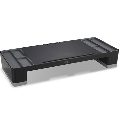 Kensington Monitor Stand Riser Stationery Compartments Organiser Cable Management
