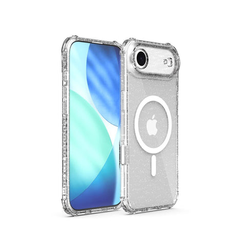 X.One [Mgsafe] Glitter Impact Protection Case iPhone 17 Air - Glitter Clear