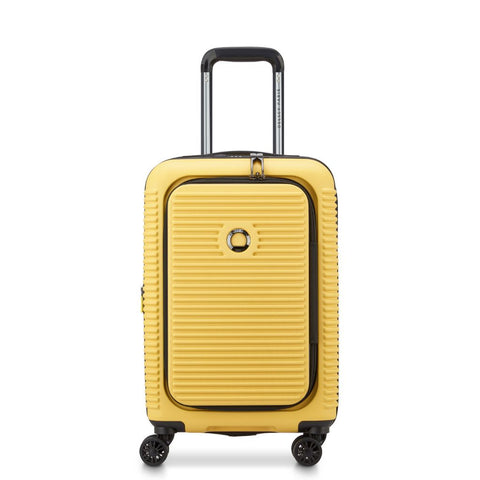 Delsey Freestyle Front Opening 55cm Cabin Luggage - Yellow