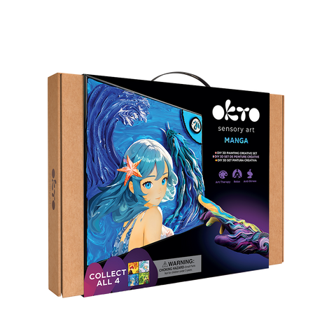 Okto DIY 3D Painting Manga 30x40cm - Water