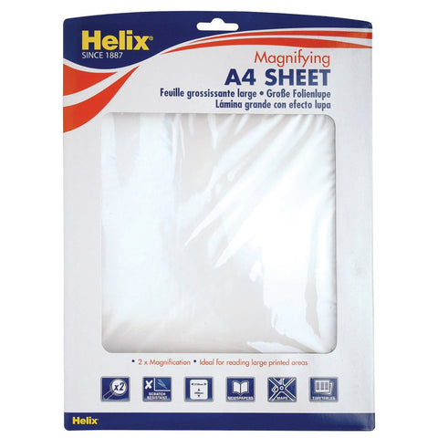 Helix Magnifying Magnifier Sheet A4