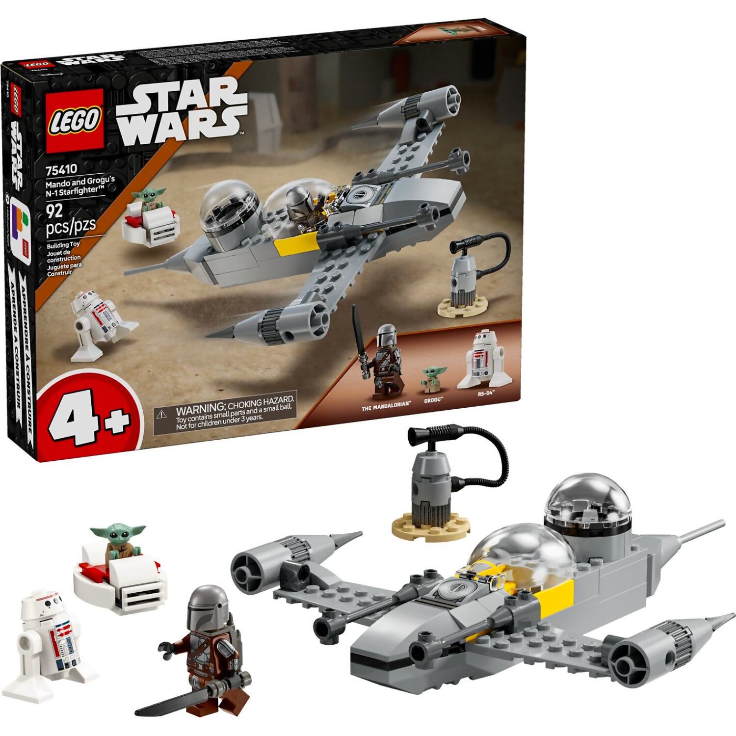 LEGO 75410 Mando and Grogus N-1 Starfighter™ Star Wars 4+ JB Hi-Fi