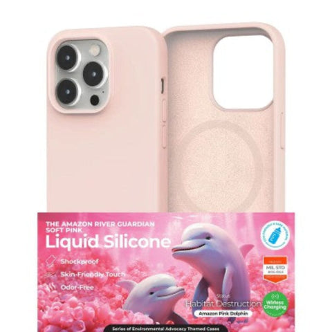 Redefine Liquid Silicone For iPhone 16 Pro Max - Pink