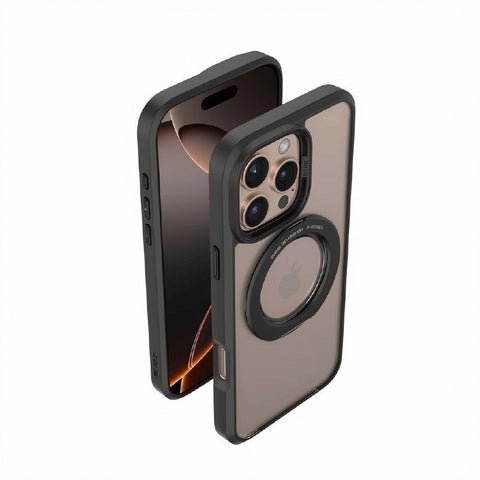 X.One MagSafe Phone Case Dropguard 2S / 2.0 Kickstand iPhone 16 Pro Impact Protection Cover (Solid Clear)