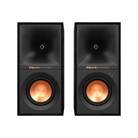 Klipsch R-40PM Powered Wireless Bluetooth Bookshelf 70W Speakers (2x) Black