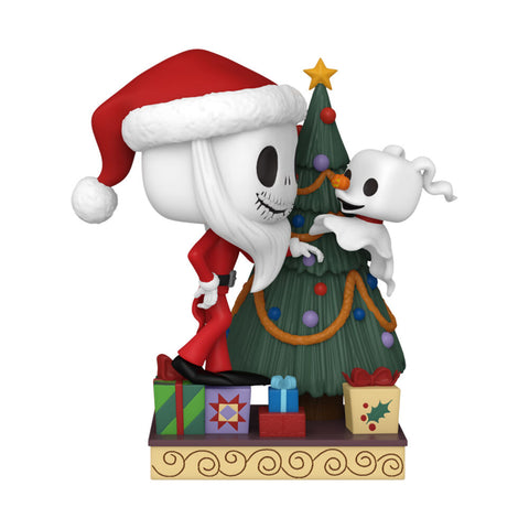 Nightmare Before Christmas 30th Anniv Jack & Zero with Tree Pop! Deluxe Toy