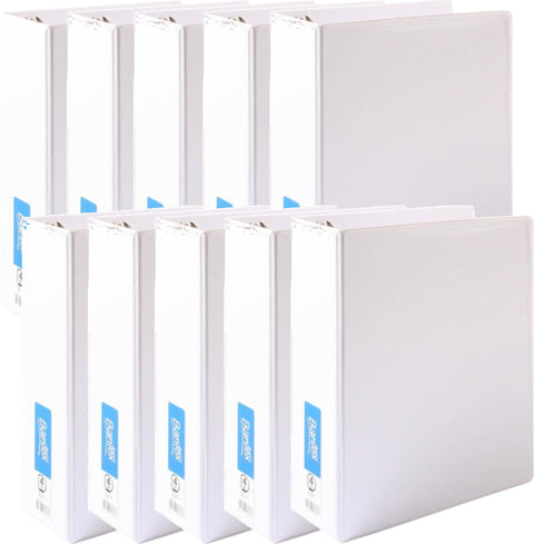 Bantex Insert Ring Binder 4D 65mm A4 White Pack of 10