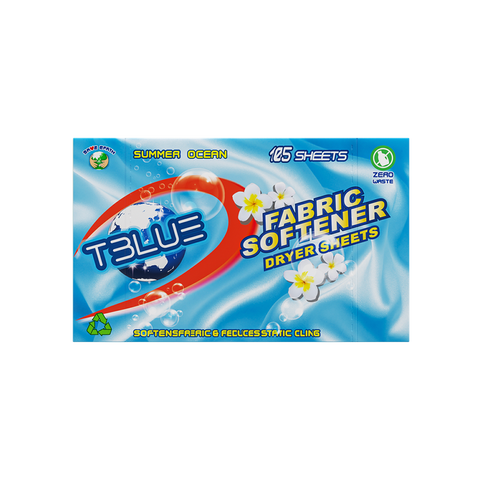 TBLUE Fabric Softener Dryer Sheet Summer Ocean (105 Sheets)