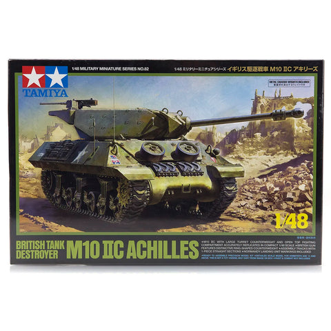 Tamiya 1/48 British M10 IIC Achilles Tank Scaled Plastic Model Kit