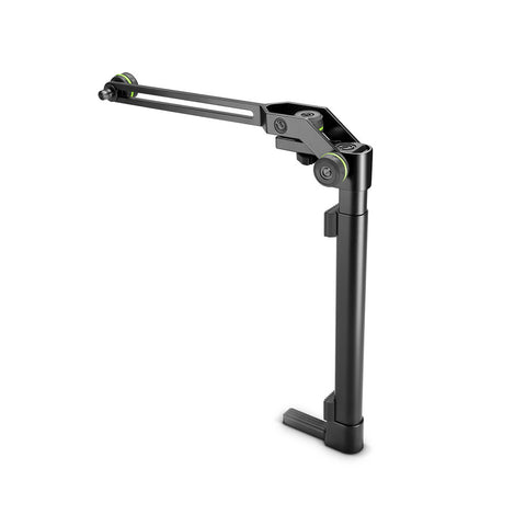 Gravity MSCABCL01S Short Version Clamp Mic Holder/Stand Black