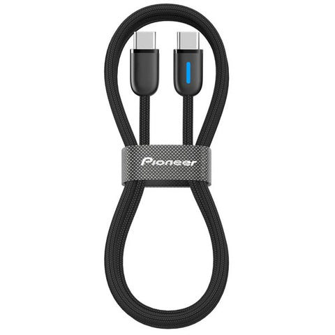 Pioneer USB-C Braided Cable 1m - USB-C to USB-C Charging Data Cable