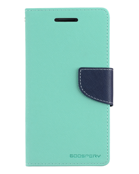 Fancy Diary Case for iPhone 13 Pro - Mint/Navy