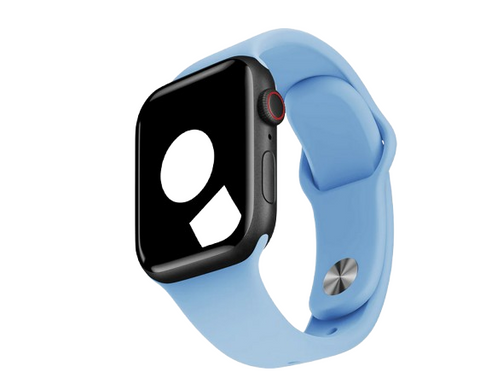 Hoco Apple Watch Sport Band for Series 42 / 44 / 45 / 46 / 49 mm (Misty Blue)