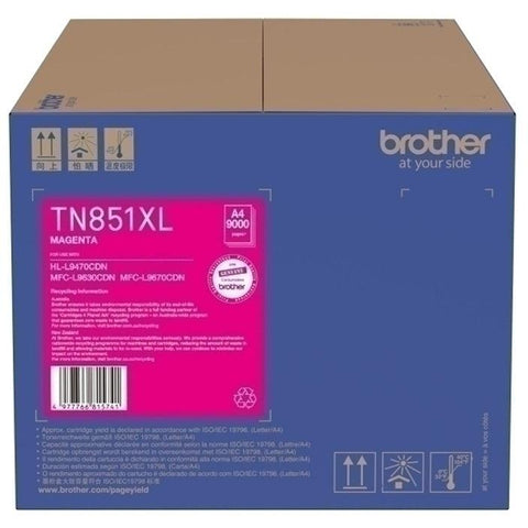 Brother TN-851XLM Toner Ink Cartridge Original Genuine (Magenta)
