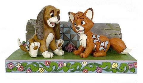 Jim Shore Disney Traditions - The Fox and the Hound - An Unlikely Friendship