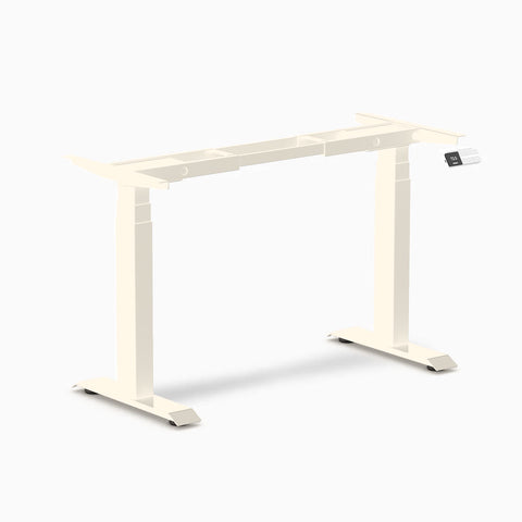 Desky Dual Mini Standing Desk Frame - Wheat