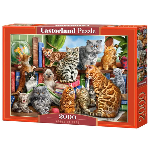 Castorland 2000-Pieces House of Cats Puzzle