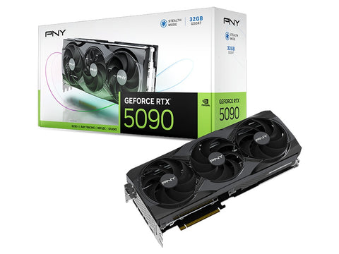 PNY GeForce RTX 5090 32GB GDDR7 PCIe 5.0 Triple Fan Graphics Card