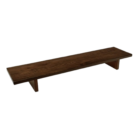 Desky Minimal Monitor Stand - American Rustic Pine Softwood
