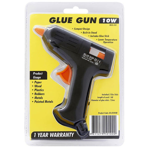 Uhu Mini Glue Gun 10W Paper Wood Plastic Metal Rubber