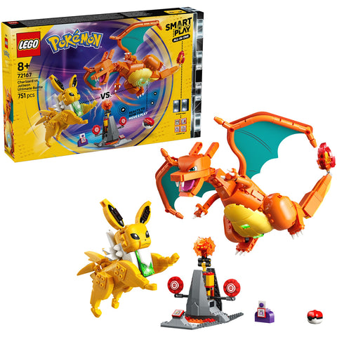 LEGO 72167 SMART Play All-In-One Charizard vs. Jolteon Ultimate Battle - Pokémon