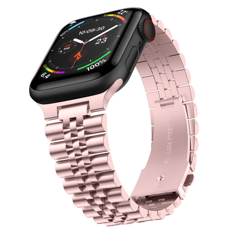 Friendie Perth Steel Link Band for Apple Watch - Rose (Large)
