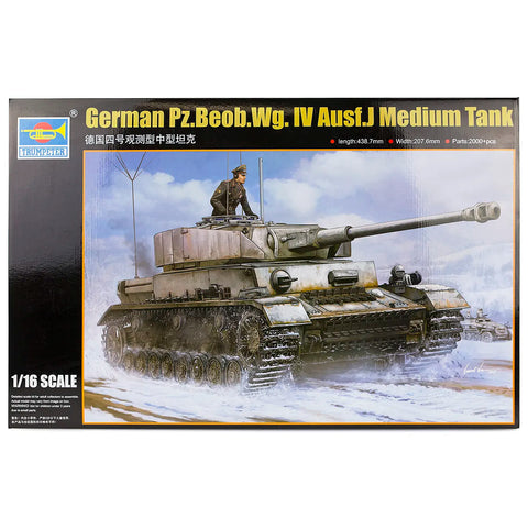 Trumpeter 1/16 German Pz.Beob.Wg.IV Ausf.J Tank Scaled Plastic Model Kit