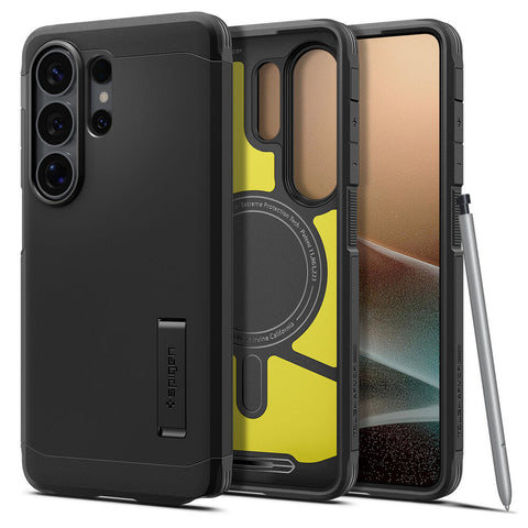Spigen Galaxy S26 Ultra Tough Armor (MagFit) Case (Black)