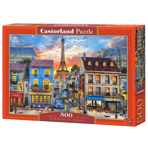 Castorland 500-Pieces Streets of Paris Puzzle