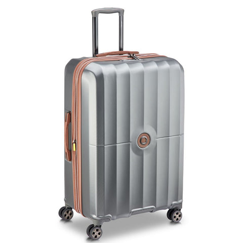 Delsey Carrousel 2 Large Luggage 77cm Exp - Silver