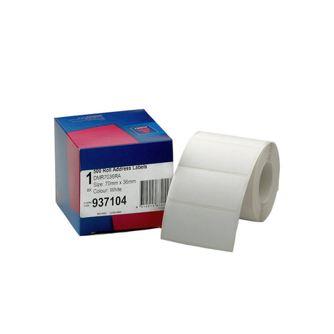 Avery Handwritable  Roll Address Labels, 70 x 36 mm [500-Pieces]