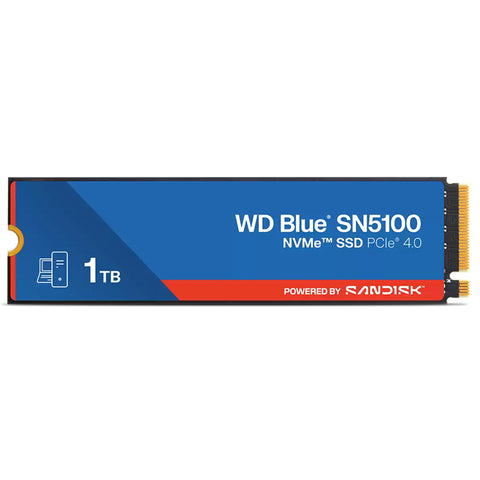 Western Digital 1TB Blue SN5100 PCIe Gen4 M.2 2280 NVMe SSD (WDS100T5B0E-00CPE0)