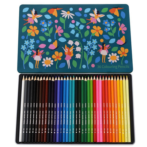 Rex London Colouring Pencils Drawing Stationery 3y+ (Fairies) [36-Pieces]