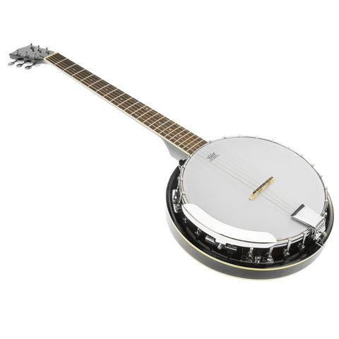 Karrera 6-String Resonator Banjo (Black)