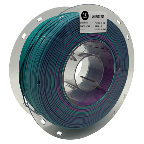 3D META Gradient PLA 3D Printing Filament - Aurora