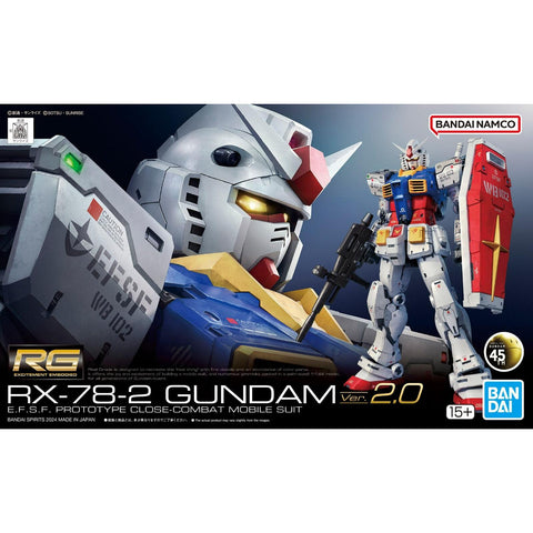 Bandai Rg 1/144 Rx-78-2 Gundam Ver.2.0