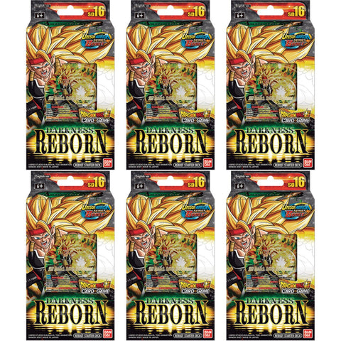 Bandai Dragon Ball Super Card Game: Cross Spirits: Darkness Reborn Starter Deck Display of 6