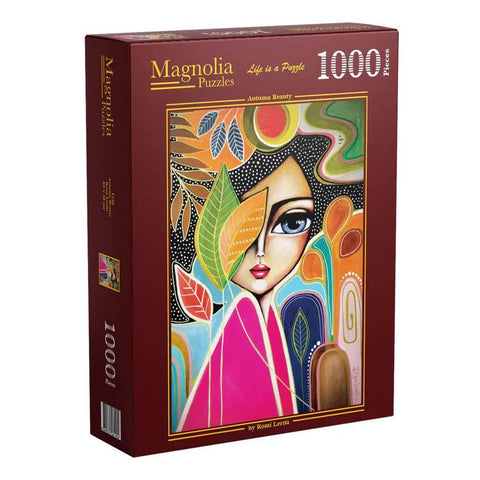 Magnolia 1000-Pieces Autumn Beauty Romi Lerda Puzzle