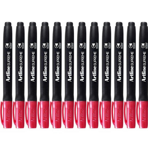 Artline Box 12 Supreme Metallic Marker (Pink)