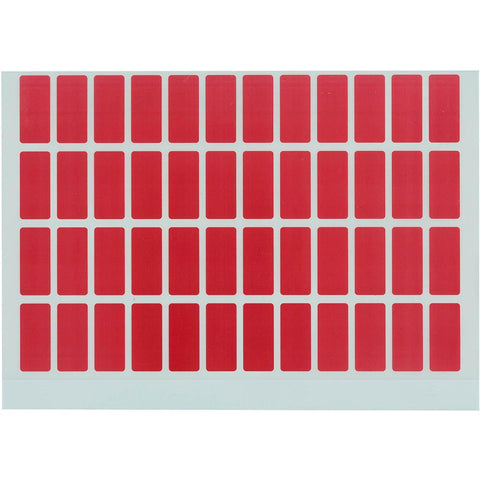 Avery 44547 Label Block Colour 19x42mm (Red) [Pack 240]