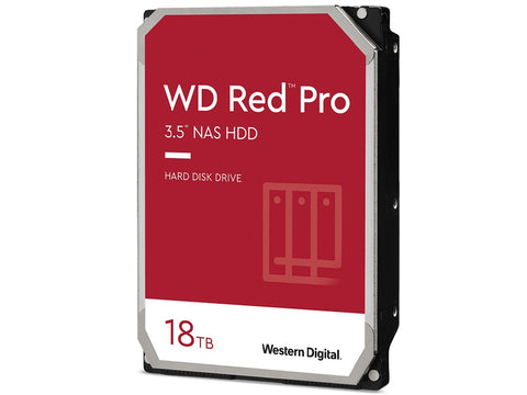 WD Red Pro 18TB 7200RPM WD181KFGX SATA 6GB/s 3.5" NAS Hard Drive