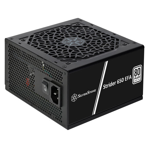 SilverStone Strider 650W 80+ Certified Power Supply Black Cable
