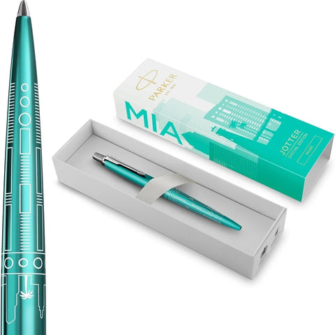 Parker Jotter Global Icons Ballpoint Pen - Miami Turquoise