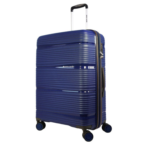 Pierre Cardin Normandy Medium 117L Hard Shell Case Suitcase Travel Luggage (Navy)