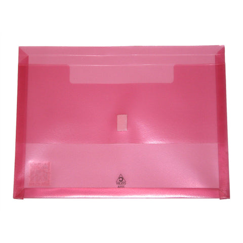 Colby A4 Pollywally Document Wallet 325A - Pink
