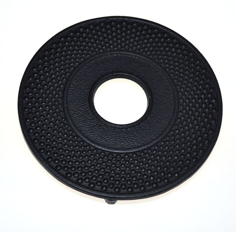 Teaology  Cast Iron Hobnail Trivet - Black