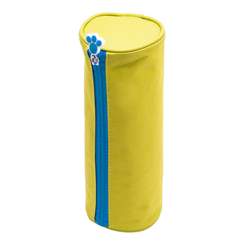 Glitter Critters Barrel Style Roll Me Fabric Kids Pencil Case (Yellow)