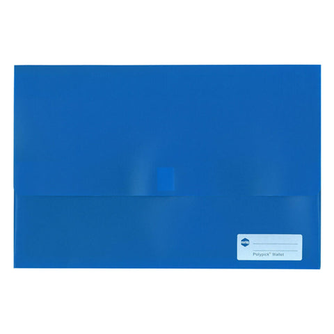 Marbig Polypick Document Wallet (Foolscap) - Blue